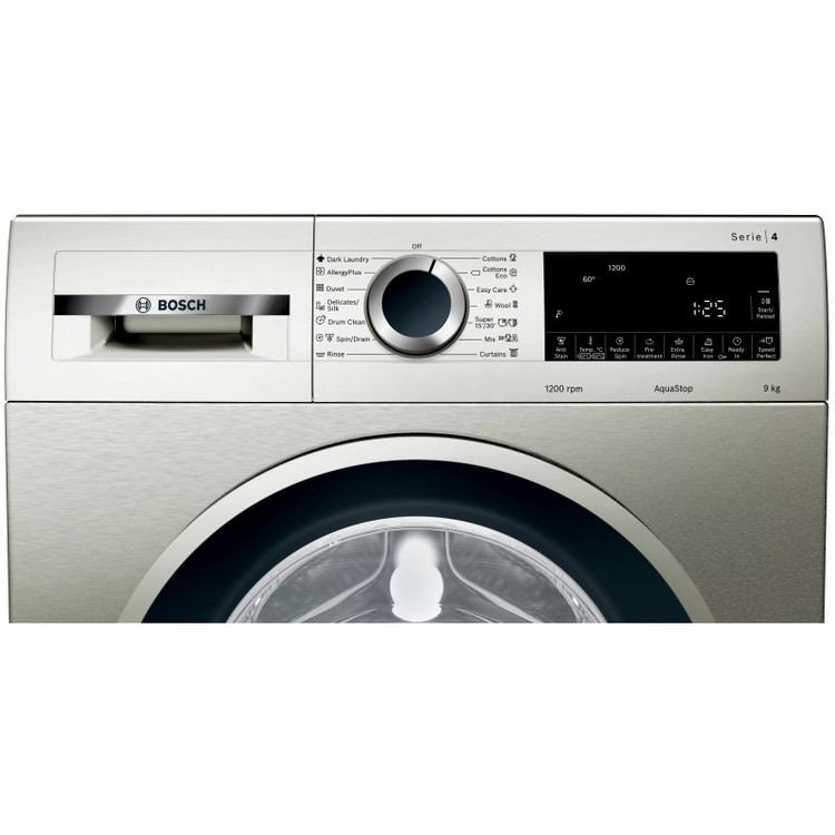 ماشین لباسشویی 9 کیلویی اینوکس بوش WGA242XVME